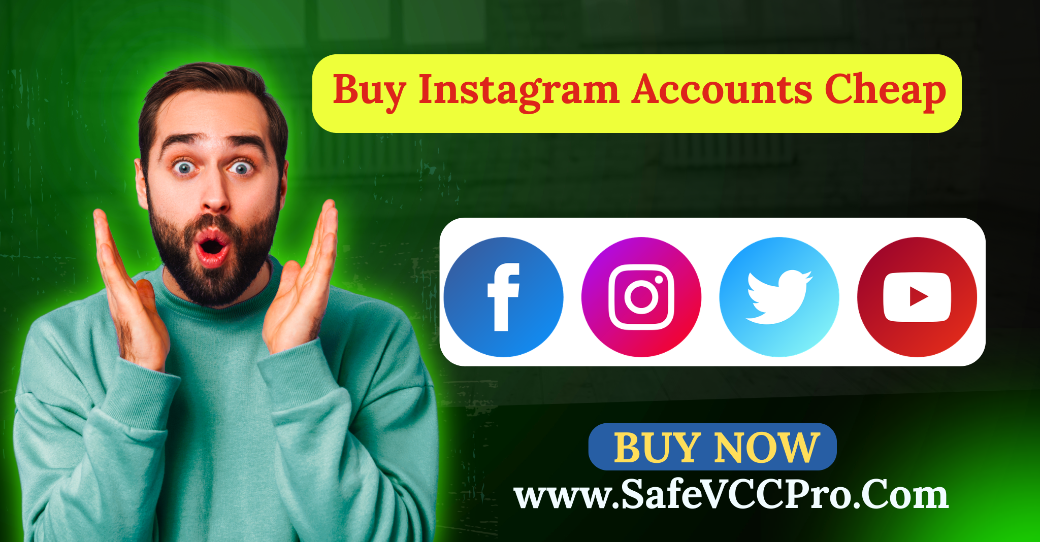 Buy Instagram Accounts Cheap – Affordable, Verified Accounts | SafeVCCPro

